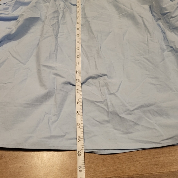 Zara blue cotton halter dress, size S - Picture 4 of 12